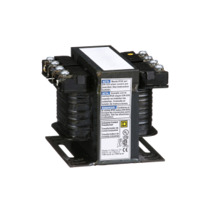 Schneider Electric Control Transformer; 50 VA; 208V/230V/460V Primary; 115V Secondary; Single-Phase; No Fusing